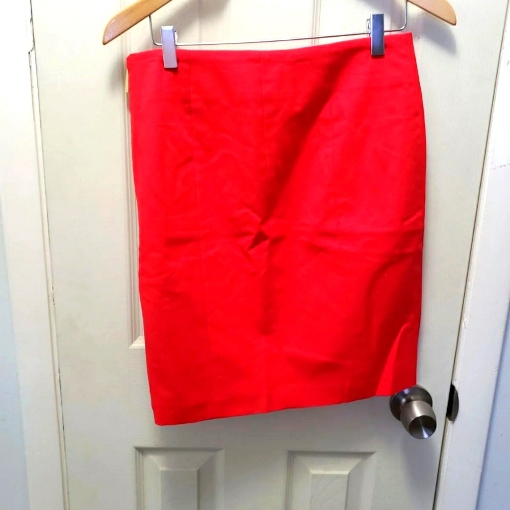 Vince Camuto red skirt